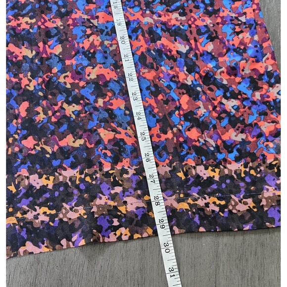 CAbi Women's Size Large Multicolor The Bonus Print Blouse Top Sheer Boxy - Picture 6 of 8